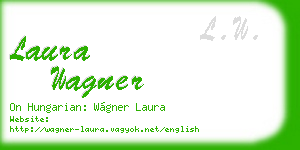 laura wagner business card