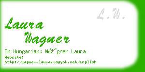 laura wagner business card